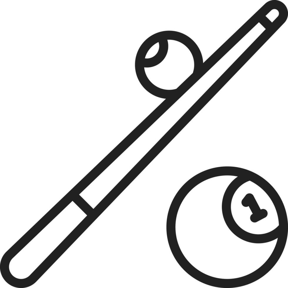 Billiard icon vector image.