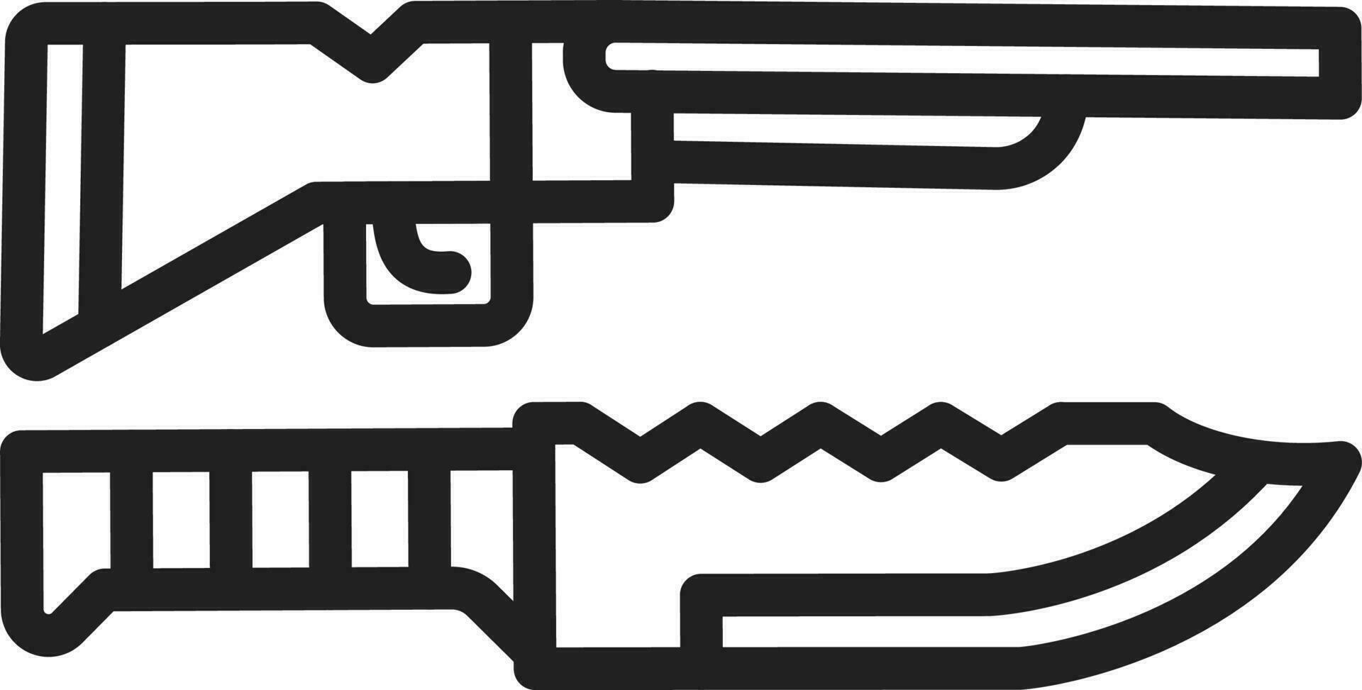 Weapon icon vector image.