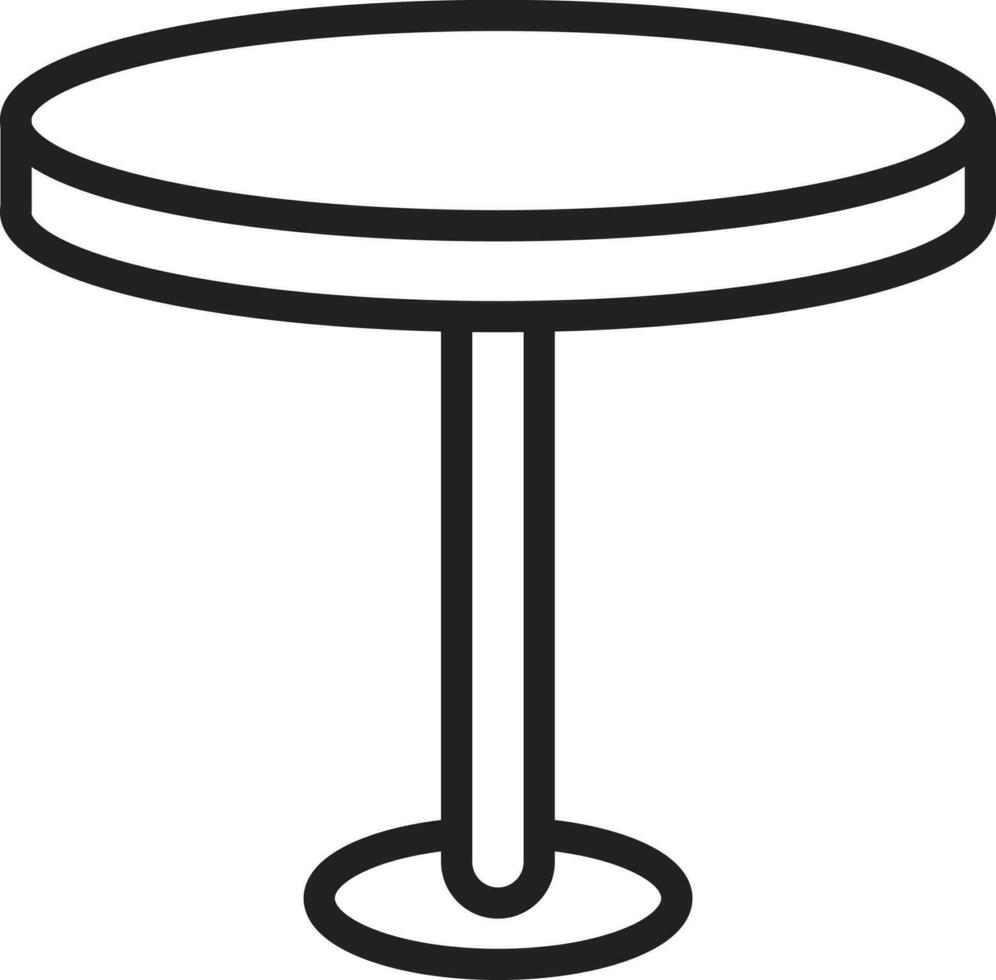 Table icon vector image.