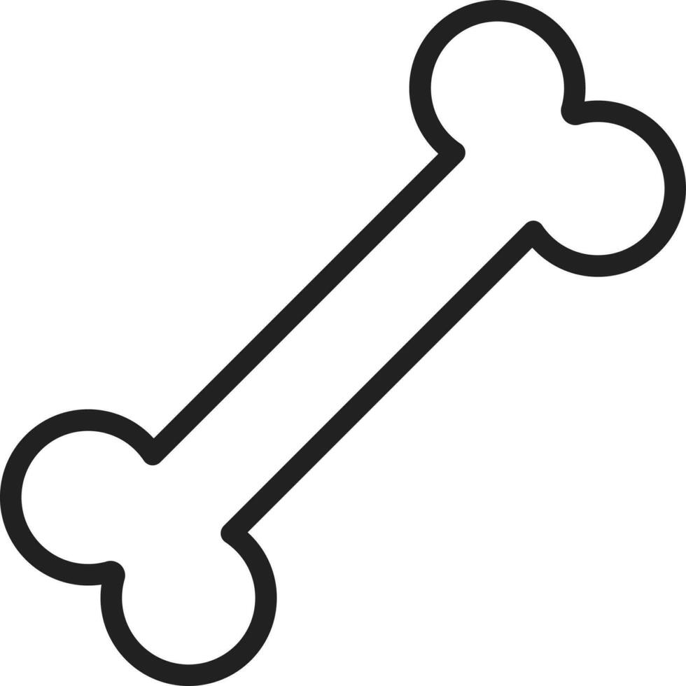 Bone icon vector image.