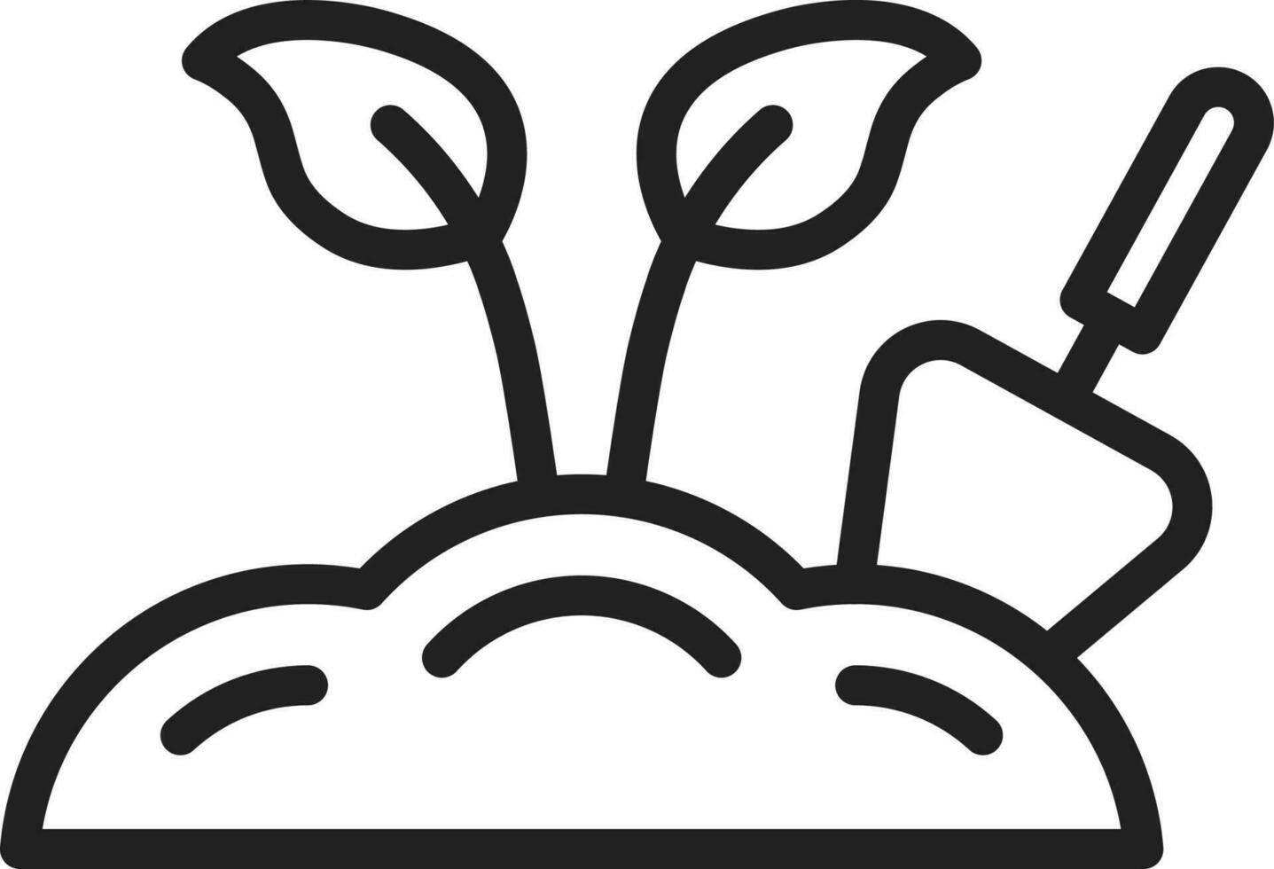 Planting icon vector image.