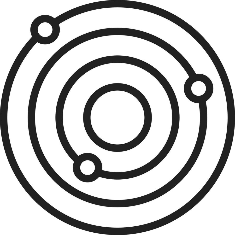 Orbit icon vector image.