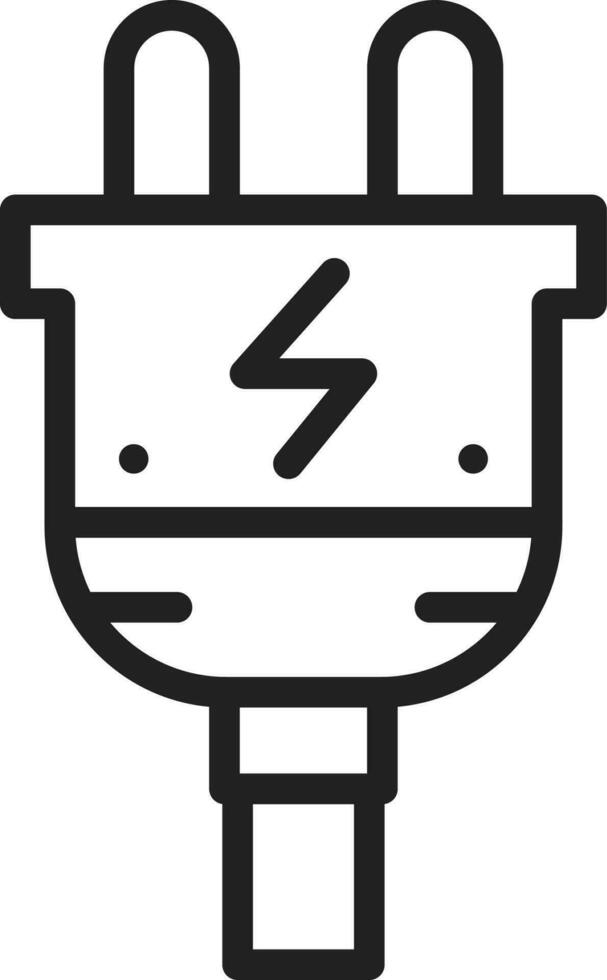 Plug icon vector image.