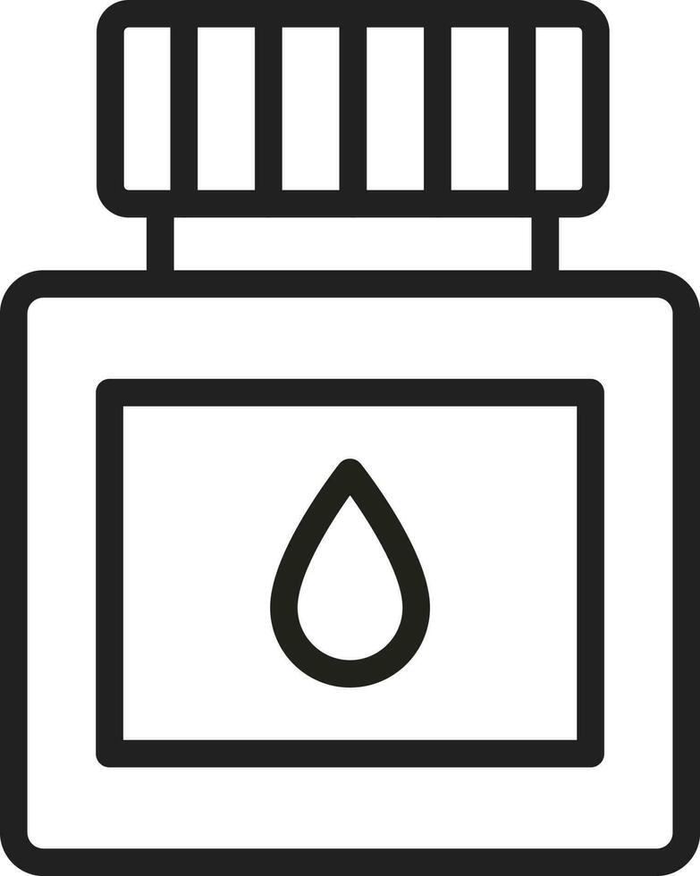 Ink Bottle icon vector image.