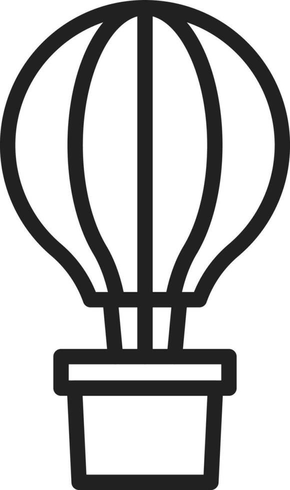 Hot Air Balloon icon vector image.