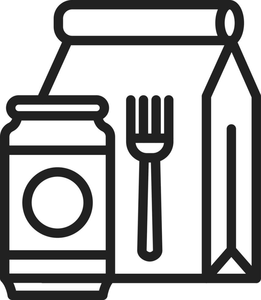 Food Pack icon vector image.