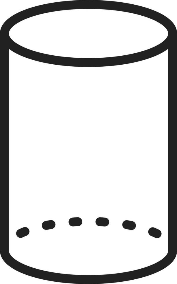 Cylinder icon vector image.