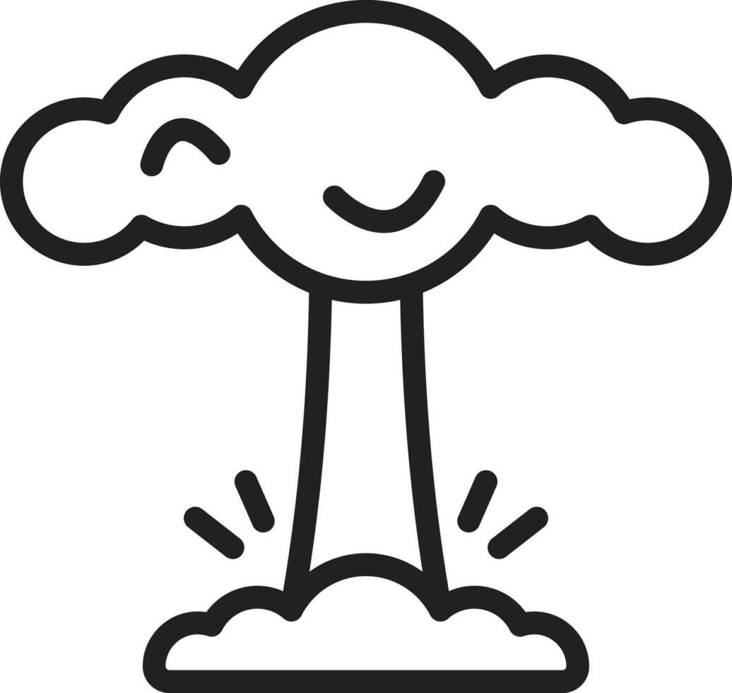 Explosion icon vector image.