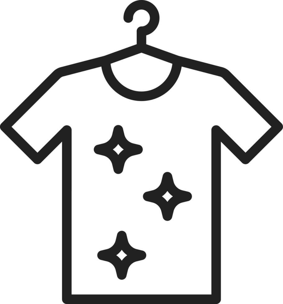 Clean Clothes icon vector image.