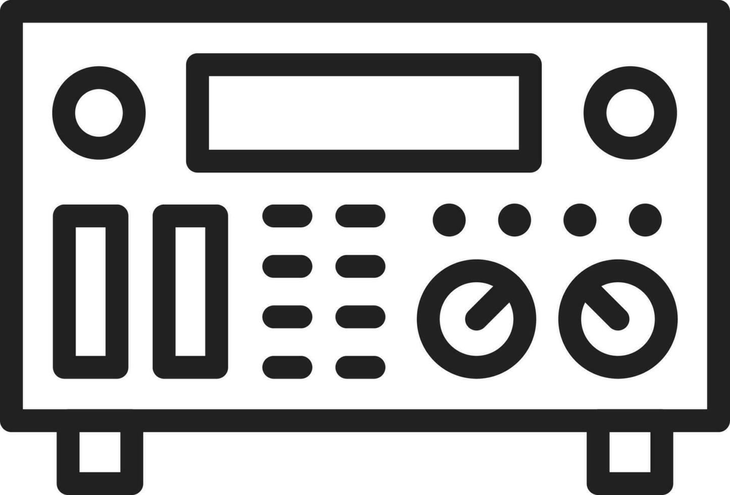 Amplifier icon vector image.