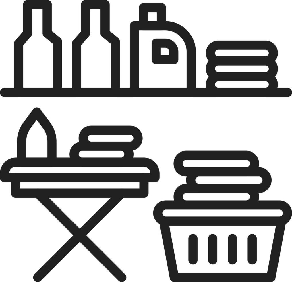Laundry Room icon vector image.