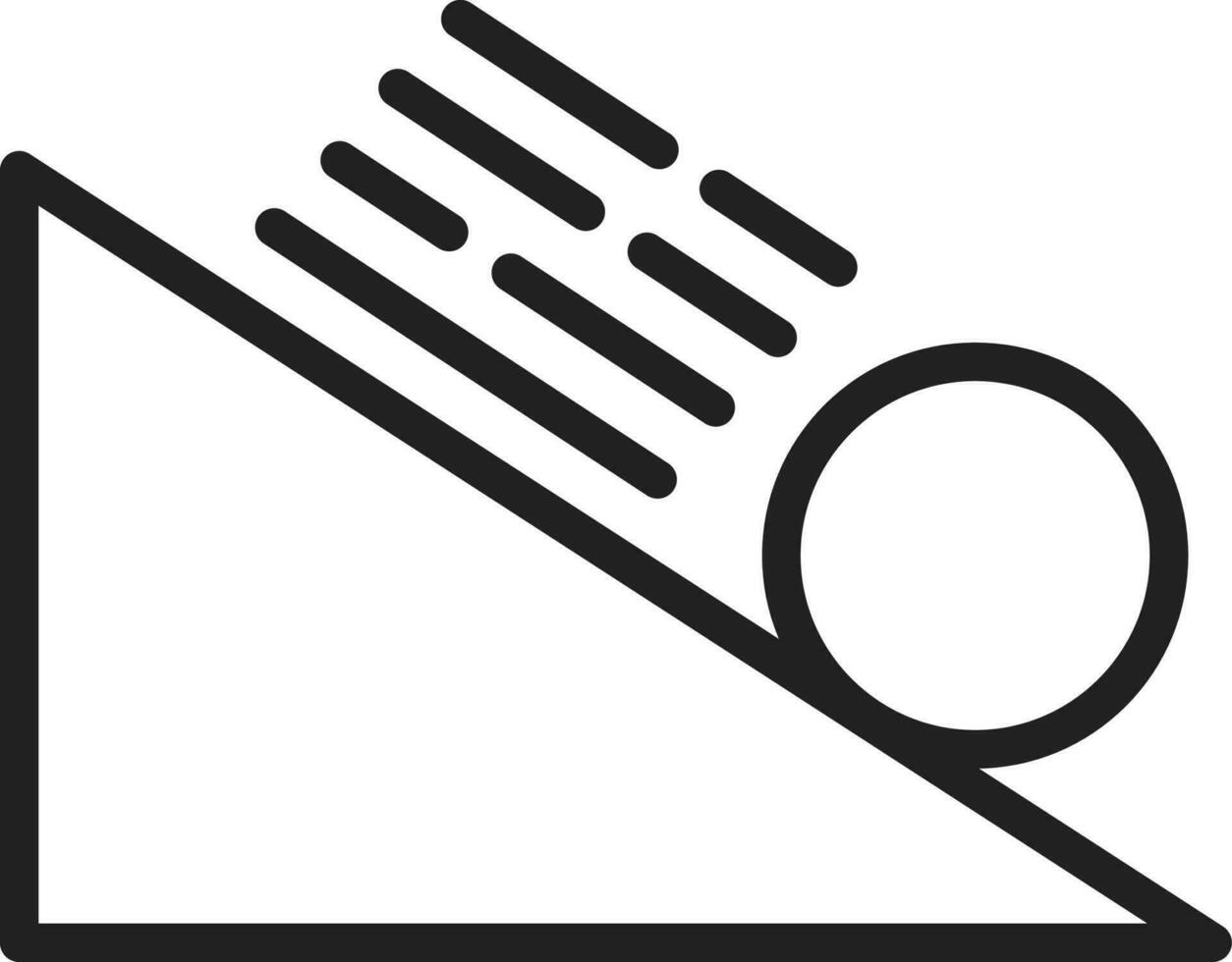 Rolling icon vector image.