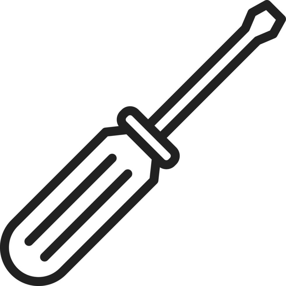 Screwdriver icon vector image.