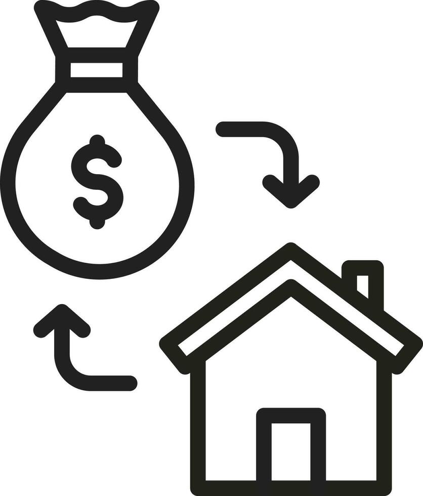 Refinancing icon vector image.