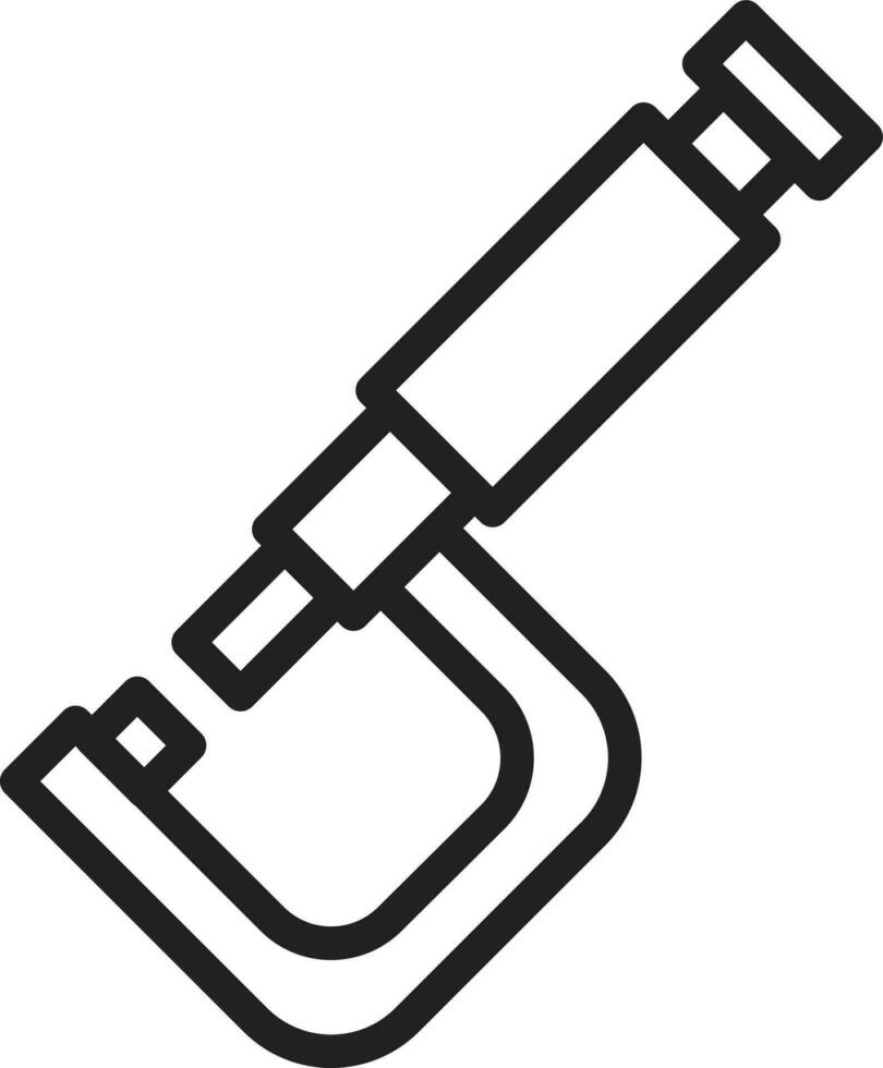 Micrometer icon vector image.