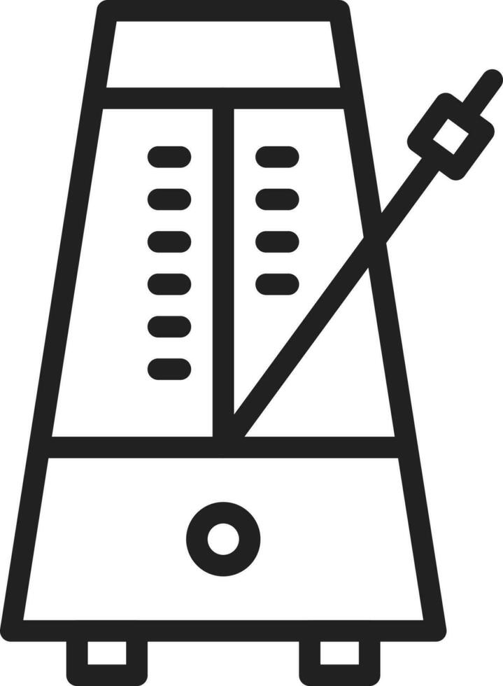 Metronome icon vector image.