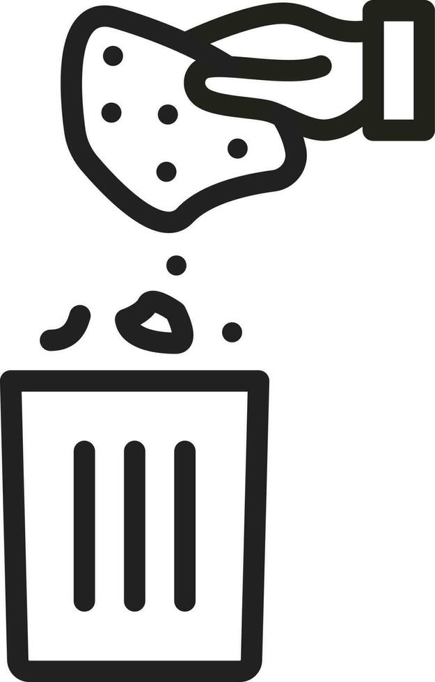 Litter icon vector image.