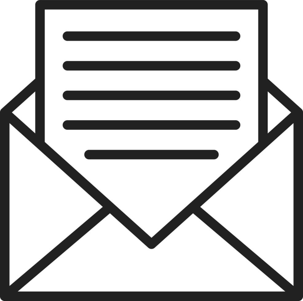 Email icon vector image.