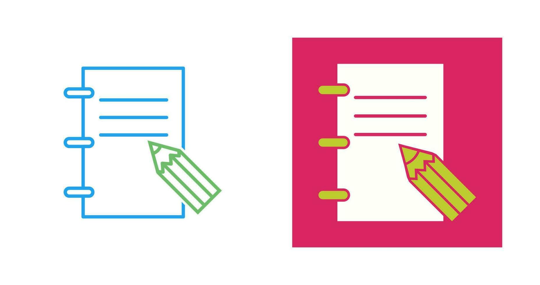 Notepad Vector Icon 23935020 Vector Art at Vecteezy