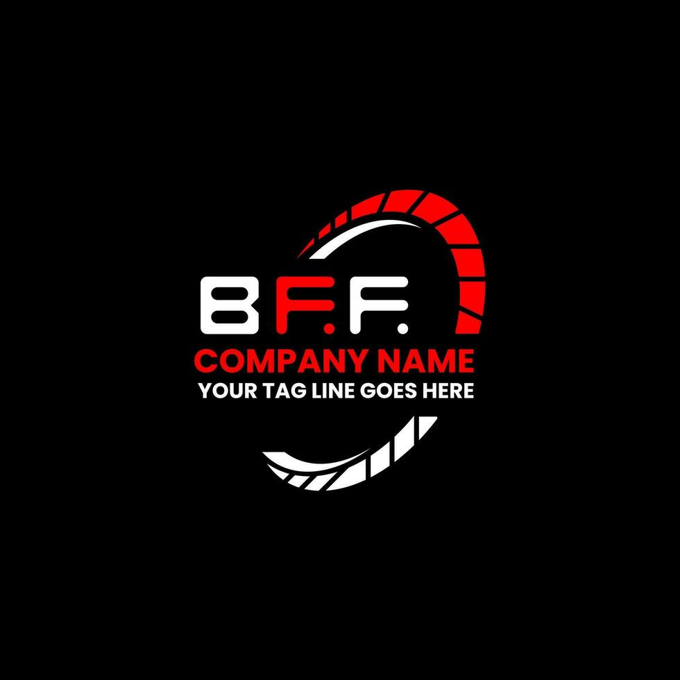 BFF letter logo creative design with vector graphic, BFF simple and modern logo. BFF luxurious alphabet design