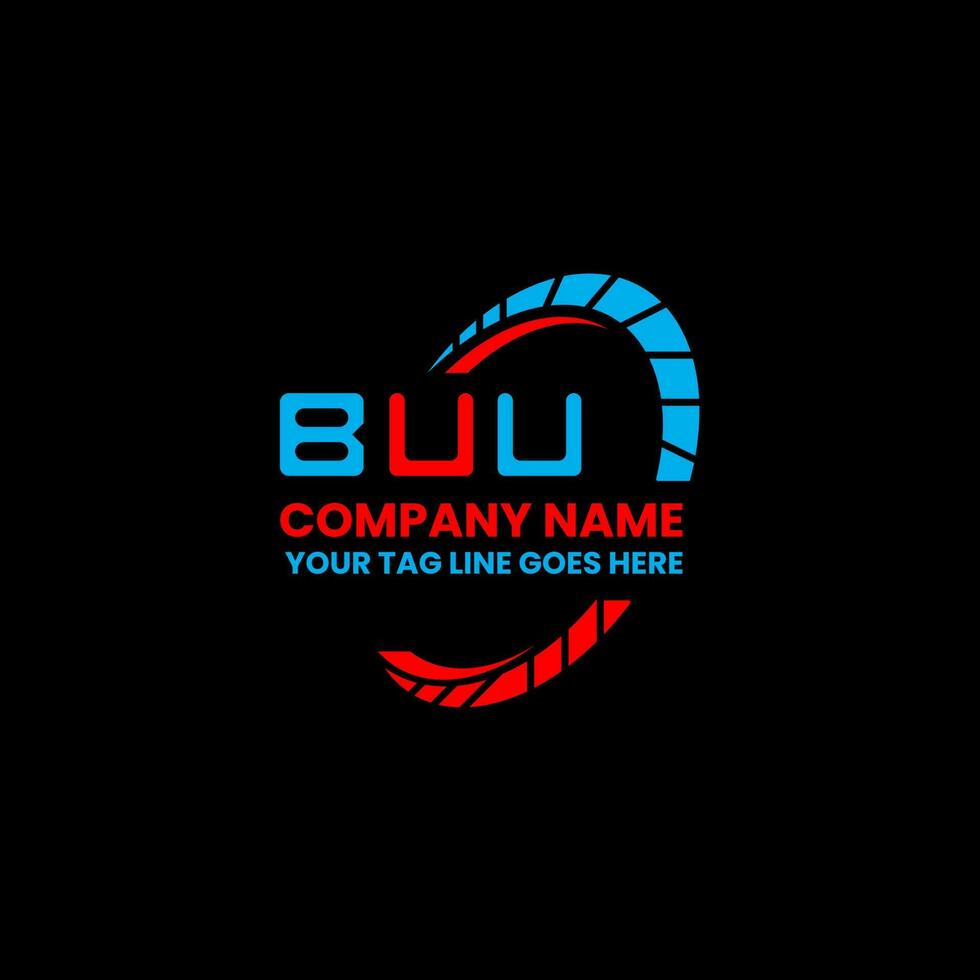 BUU letter logo creative design with vector graphic, BUU simple and modern logo. BUU luxurious alphabet design