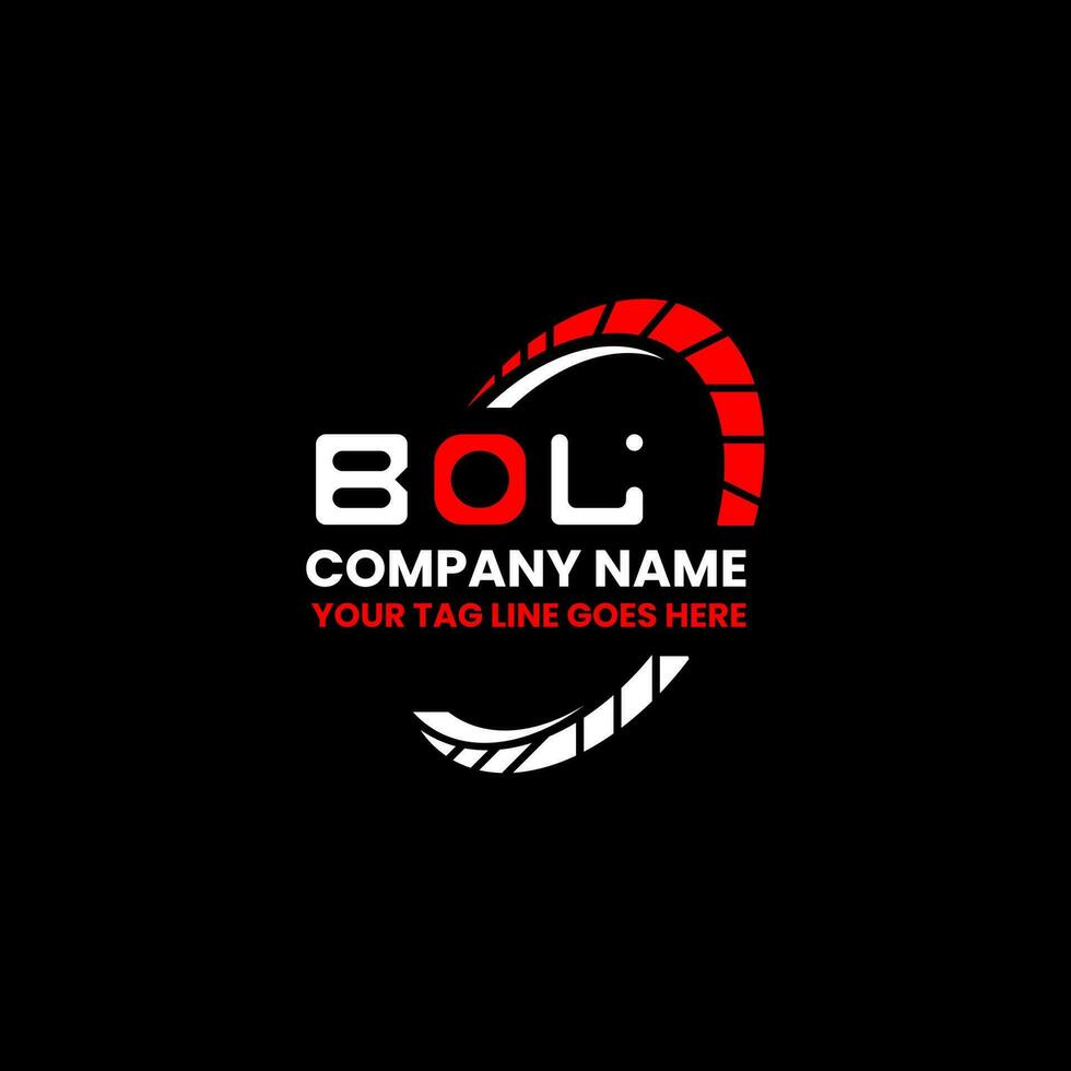 BOL letter logo creative design with vector graphic, BOL simple and modern logo. BOL luxurious alphabet design