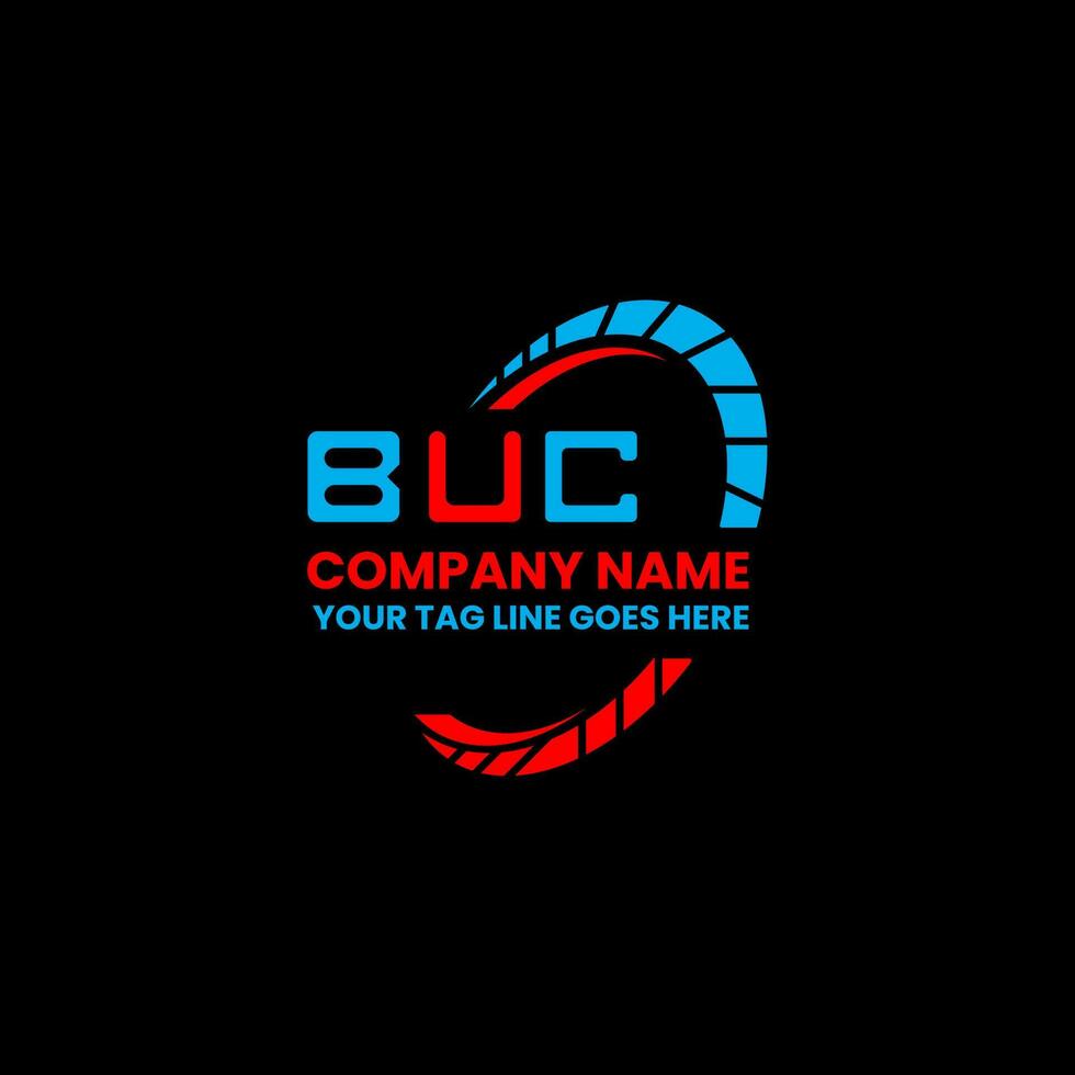 BUC letter logo creative design with vector graphic, BUC simple and modern logo. BUC luxurious alphabet design