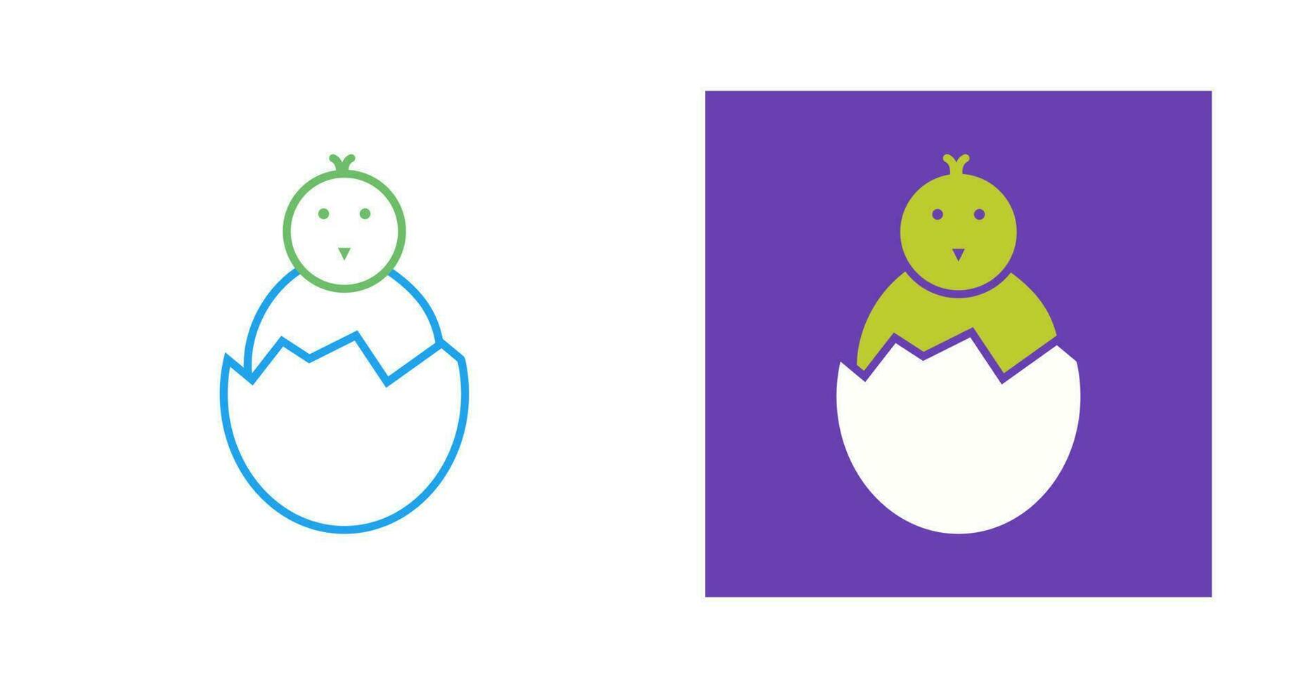 Hatched Egg Vector Icon