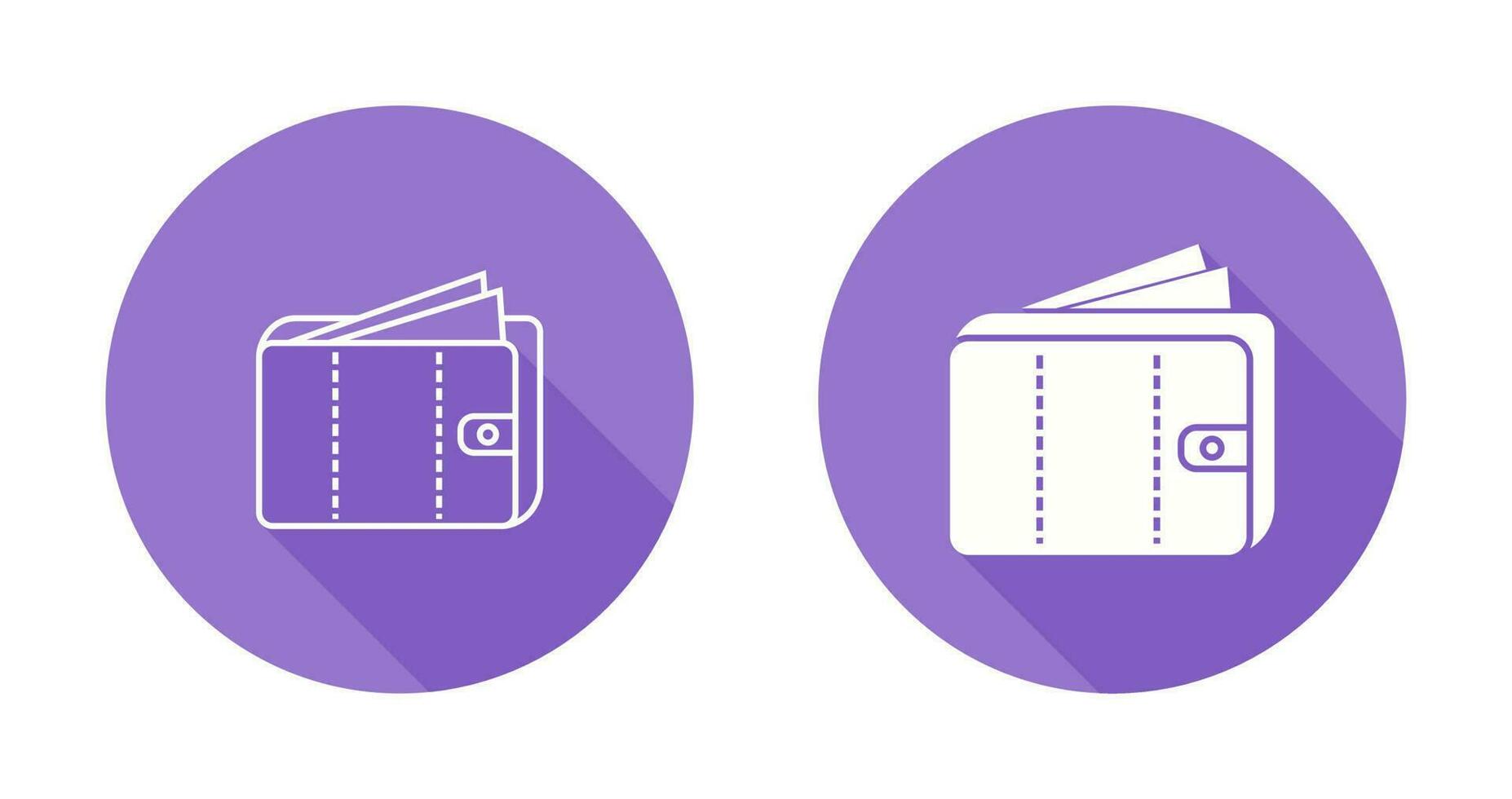 Mony in voilet Vector Icon