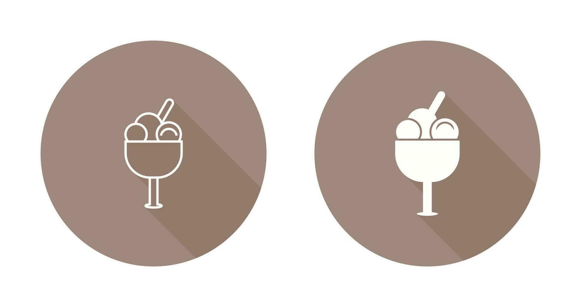 Icecream goblet Vector Icon