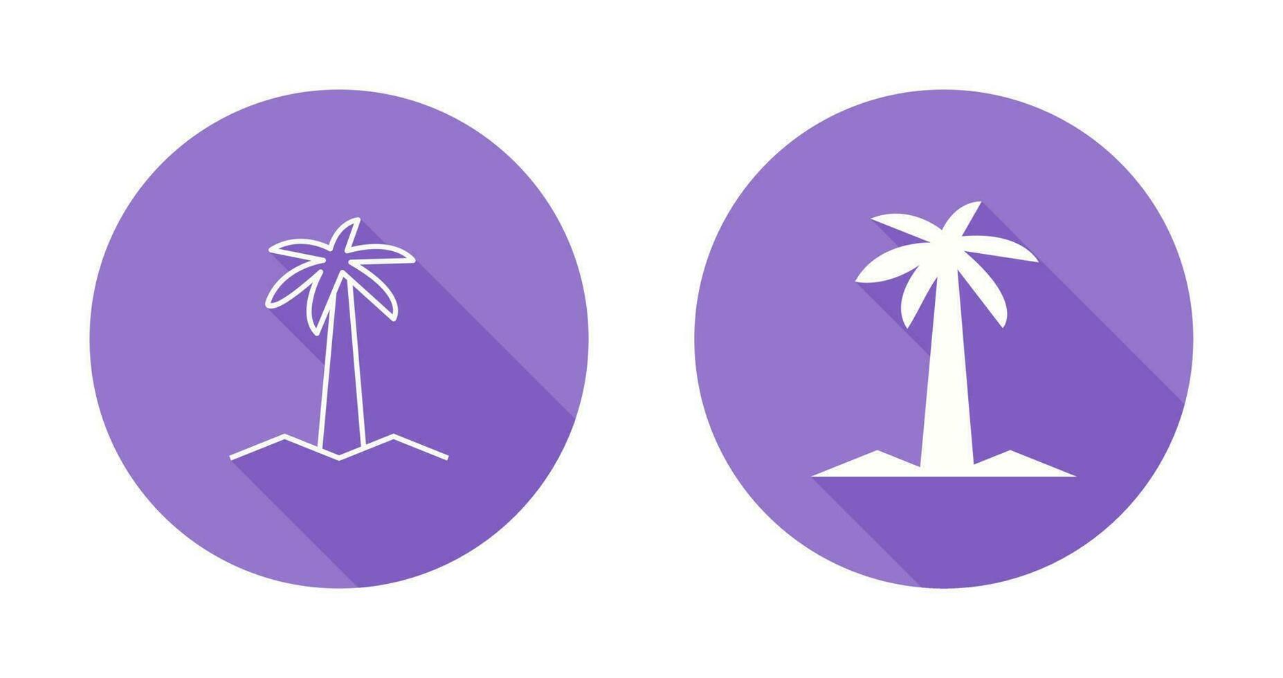 Coconut Tree Vector Icon