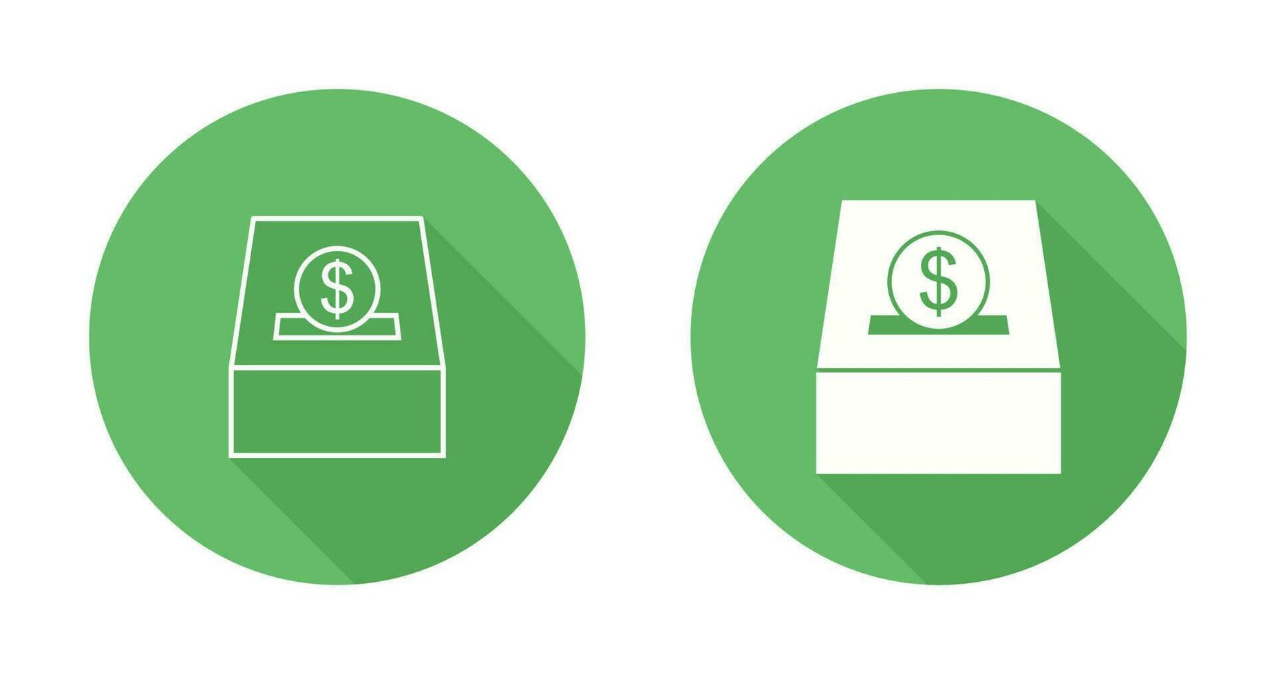 Charity Box Vector Icon