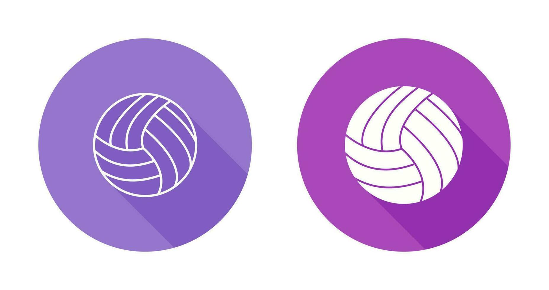 icono de vector de pelota de voleibol
