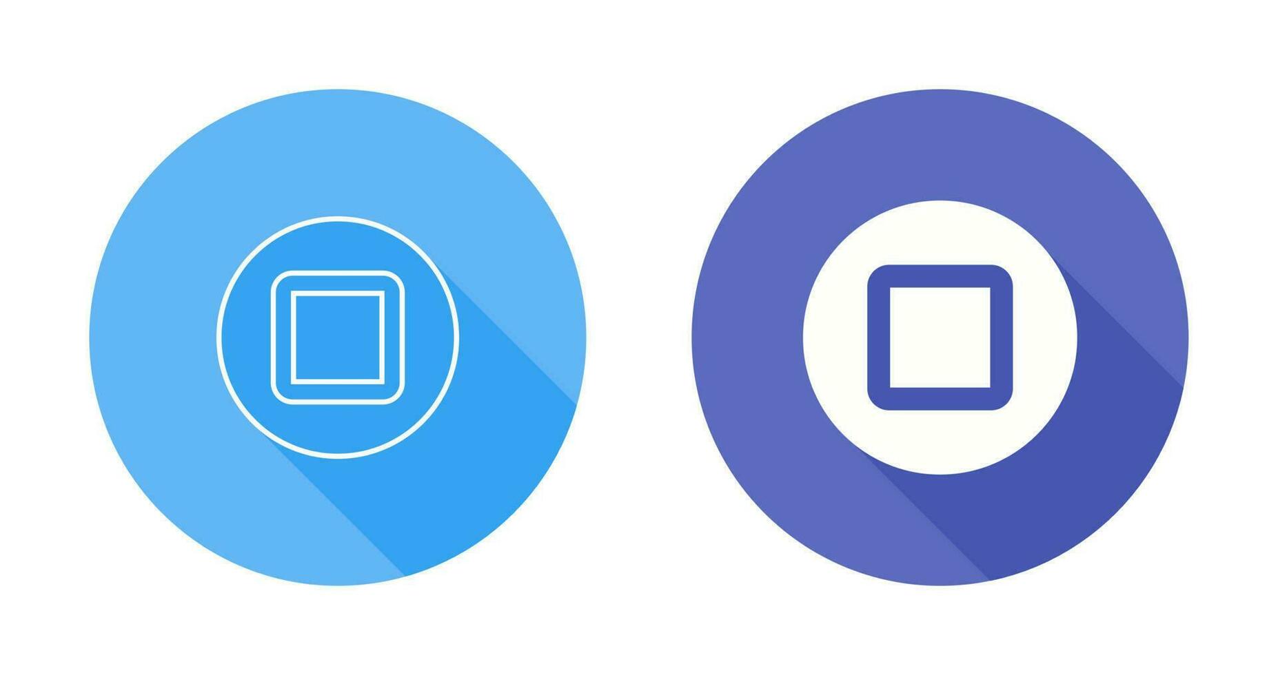 Stop Vector Icon