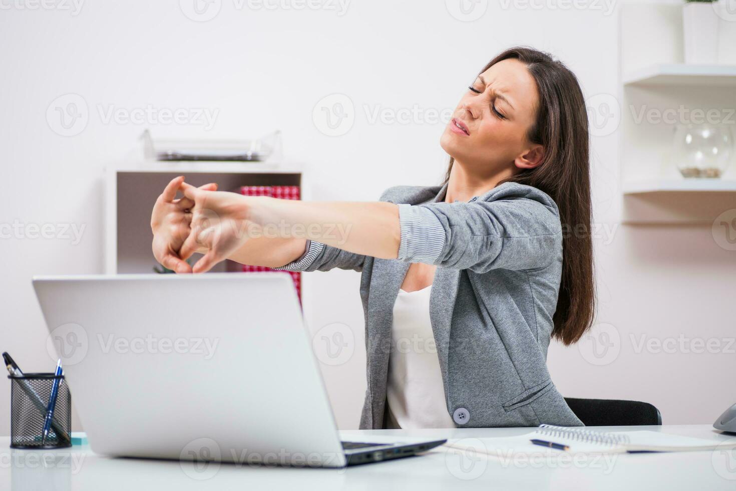 A woman in her office photo