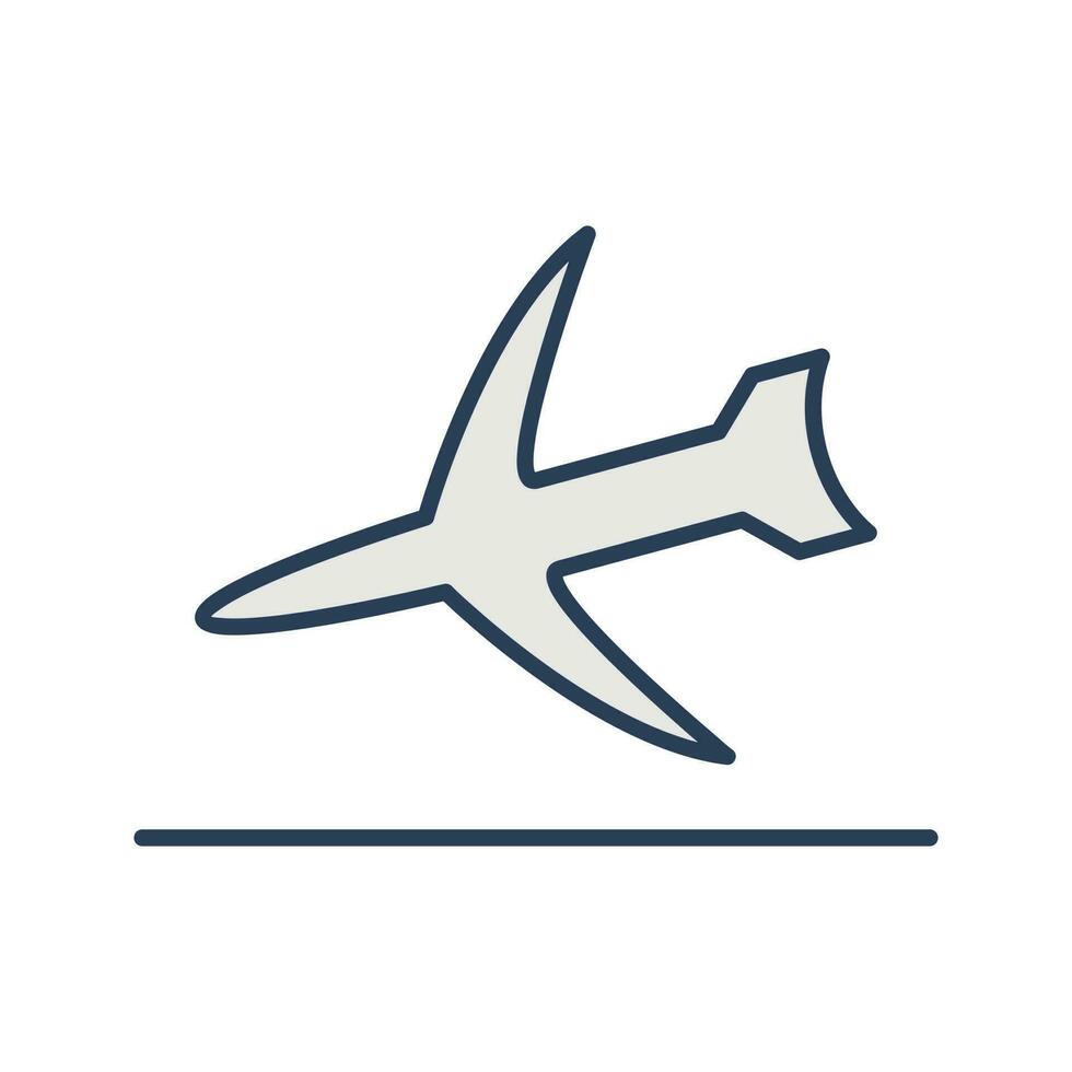 Flight Landing Vector Icon
