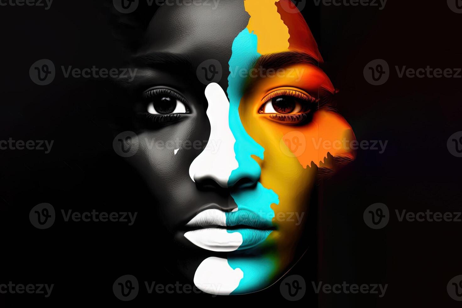 International Day for the Elimination of Racial Discrimination and racism illustration photo