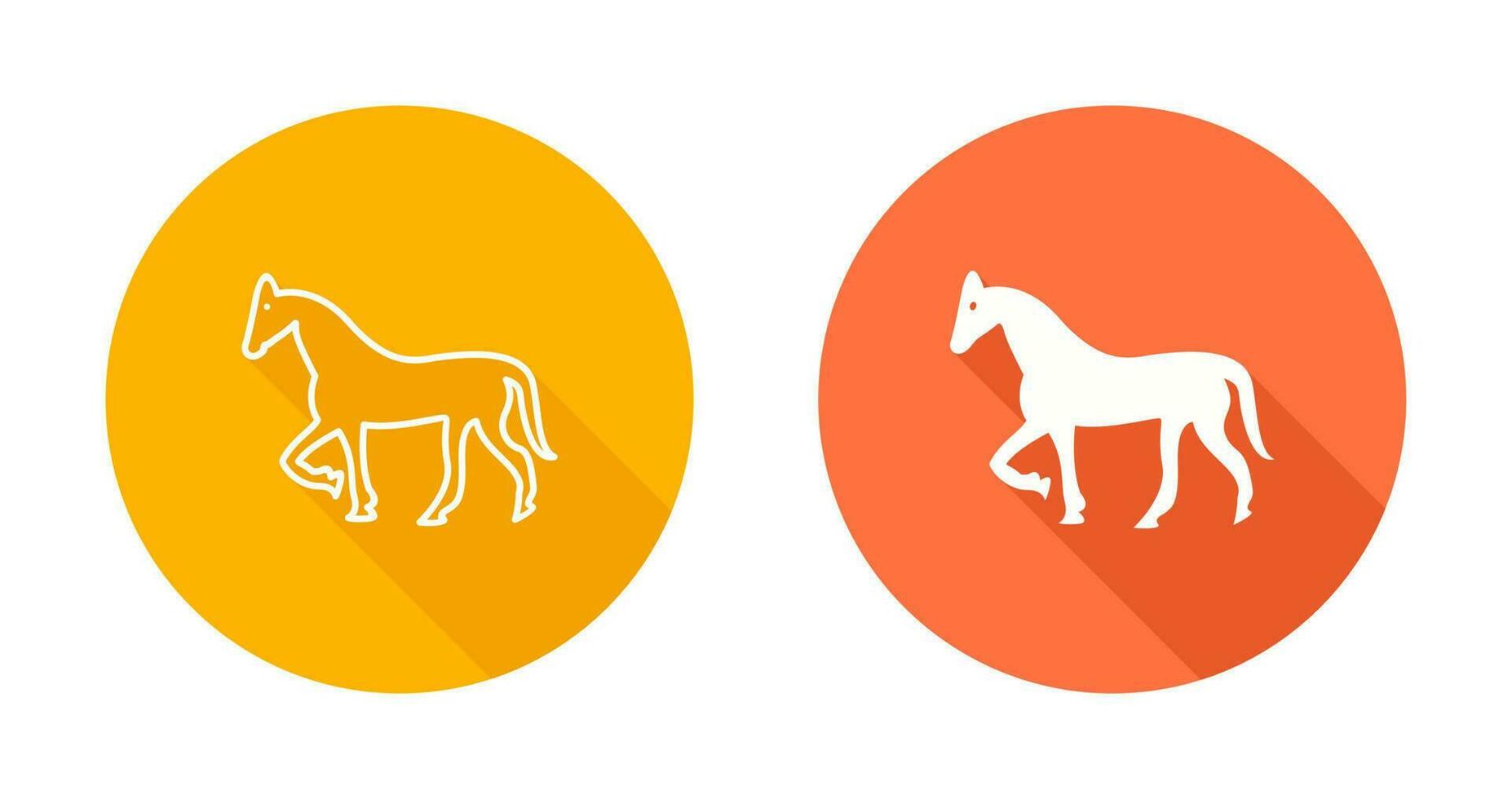 icono de vector de caballo