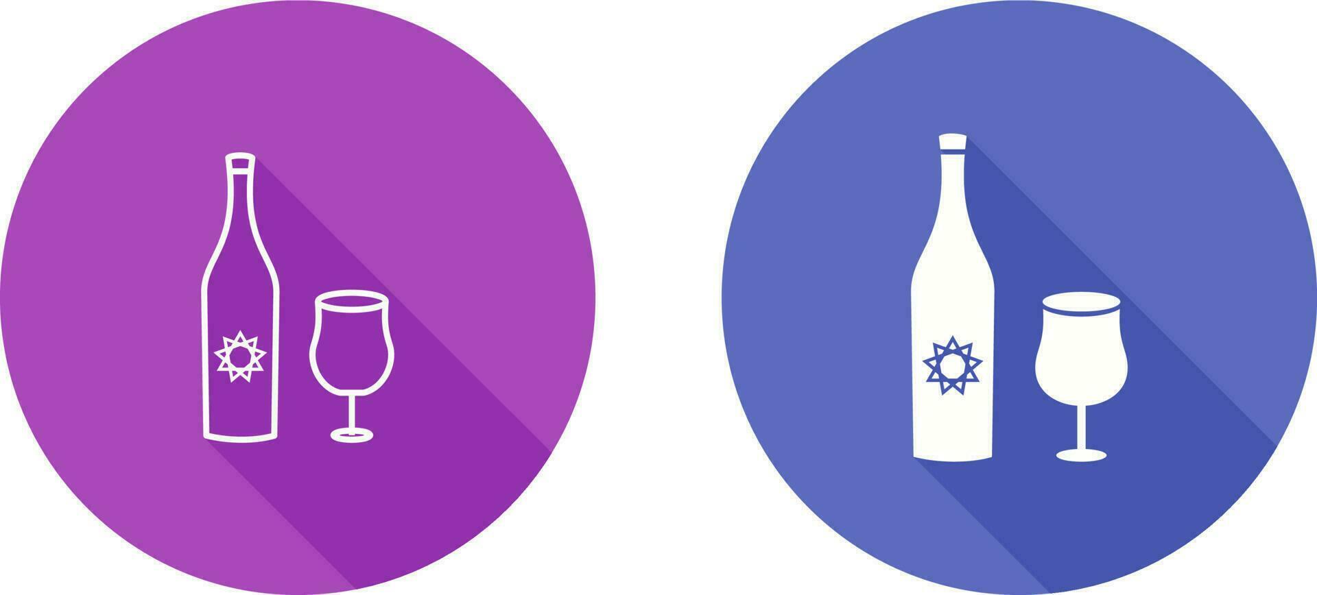 Goblet and Wine Vector Icon