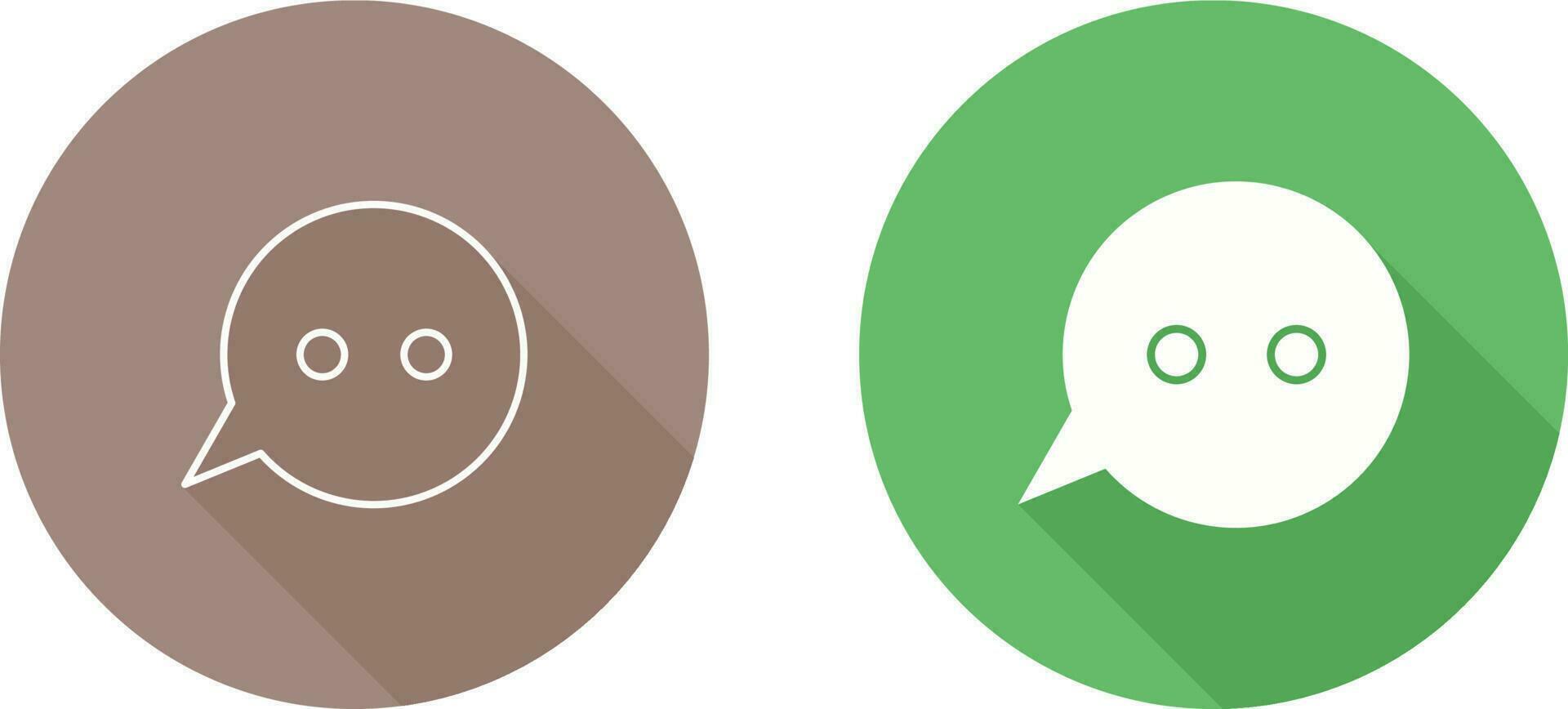 Message Bubbles Vector Icon