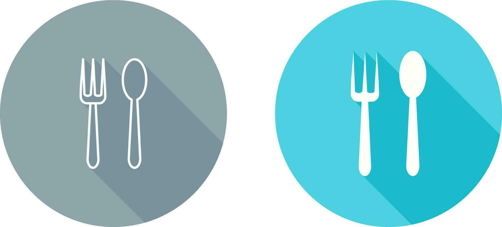 Spoon and Fork Vector Icon