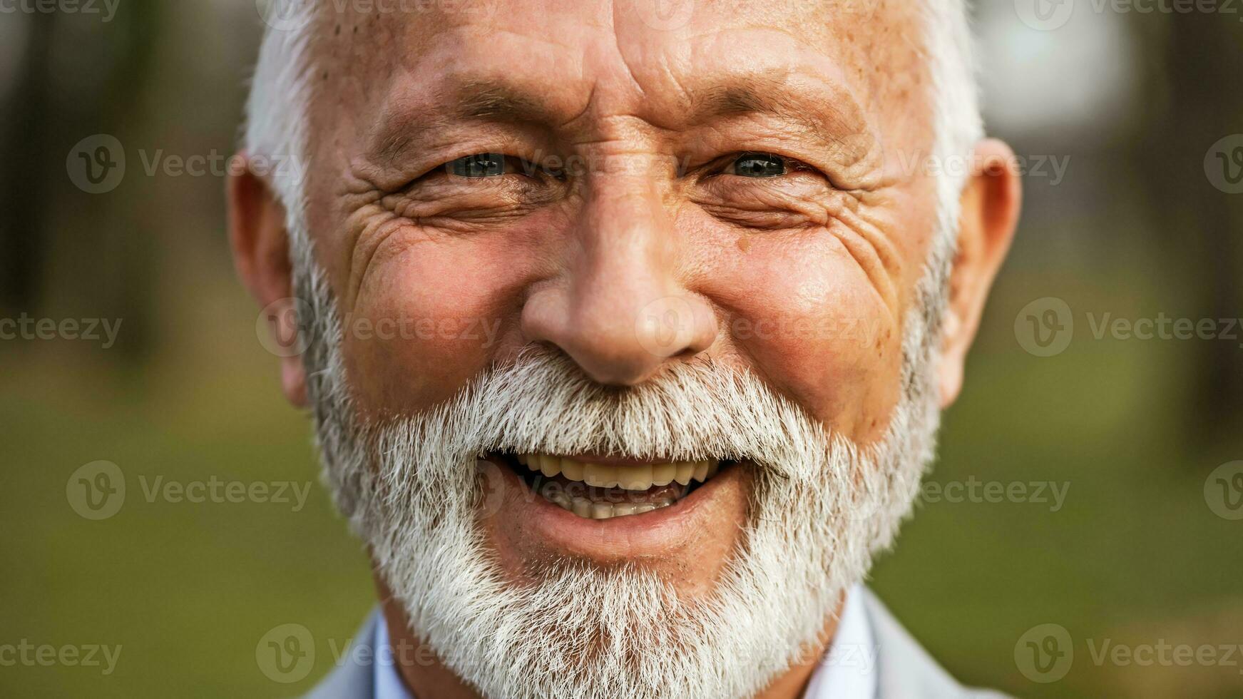 Portrait of a senior businessman, close-up photo