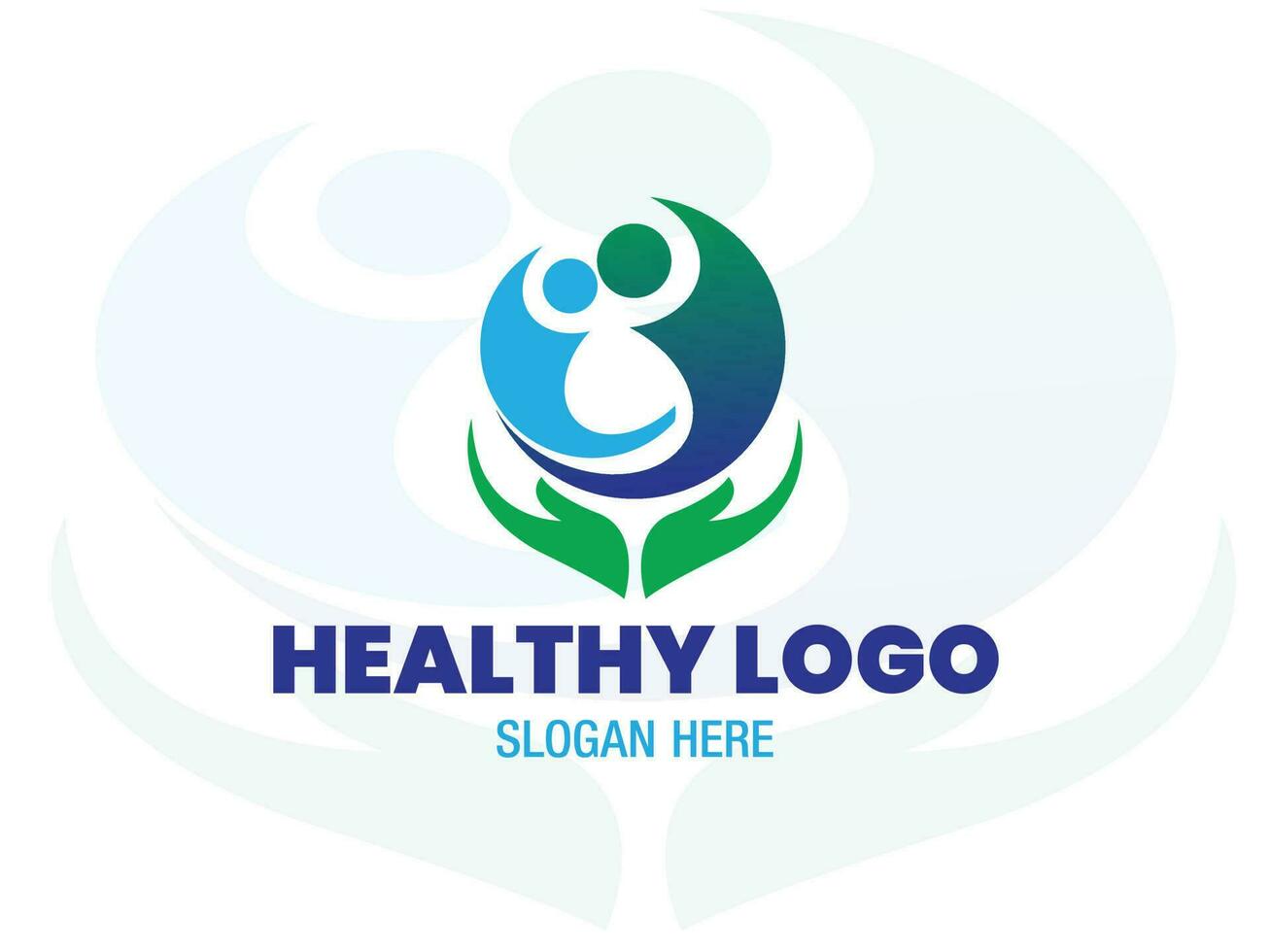 Health logo design victor template vector