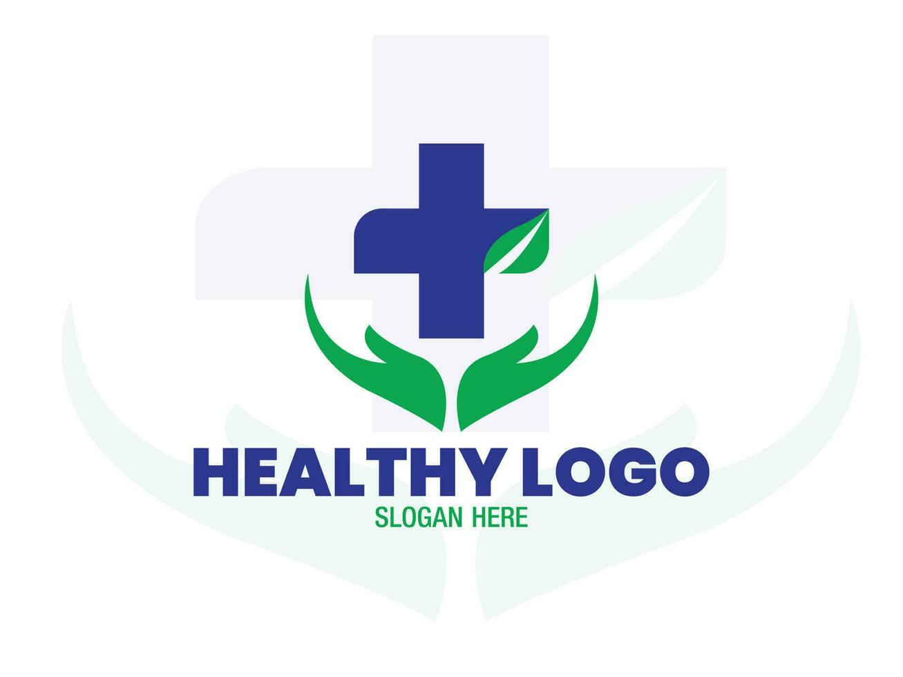 Health logo design victor template vector