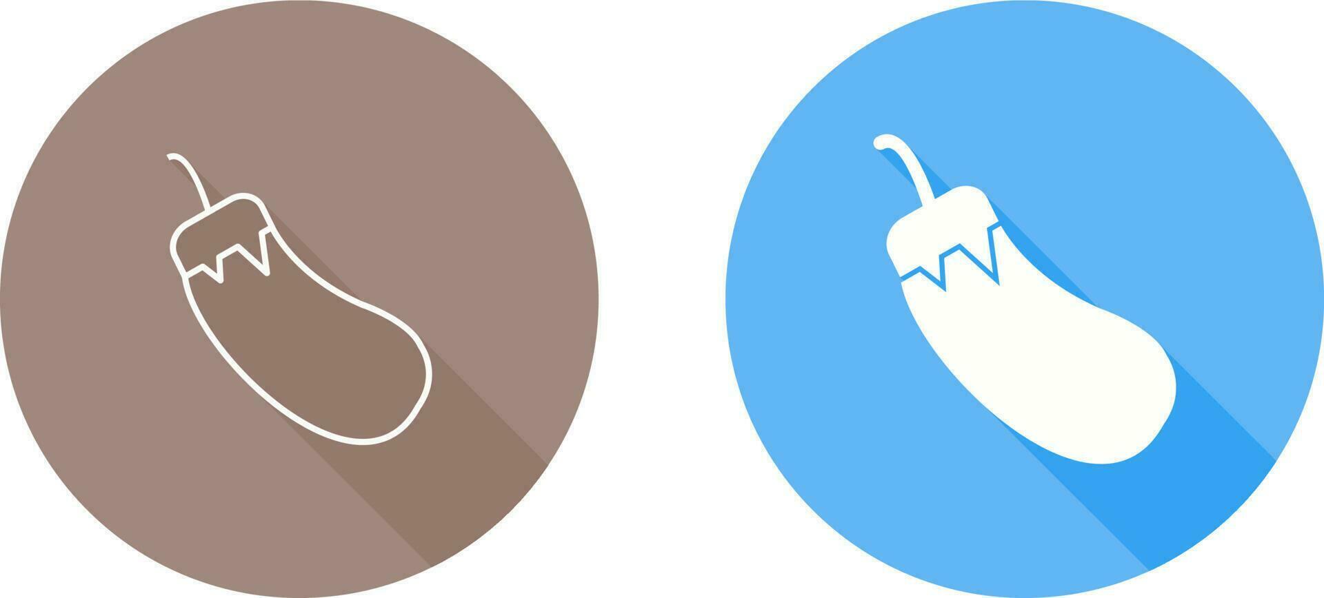 Eggplant Vector Icon