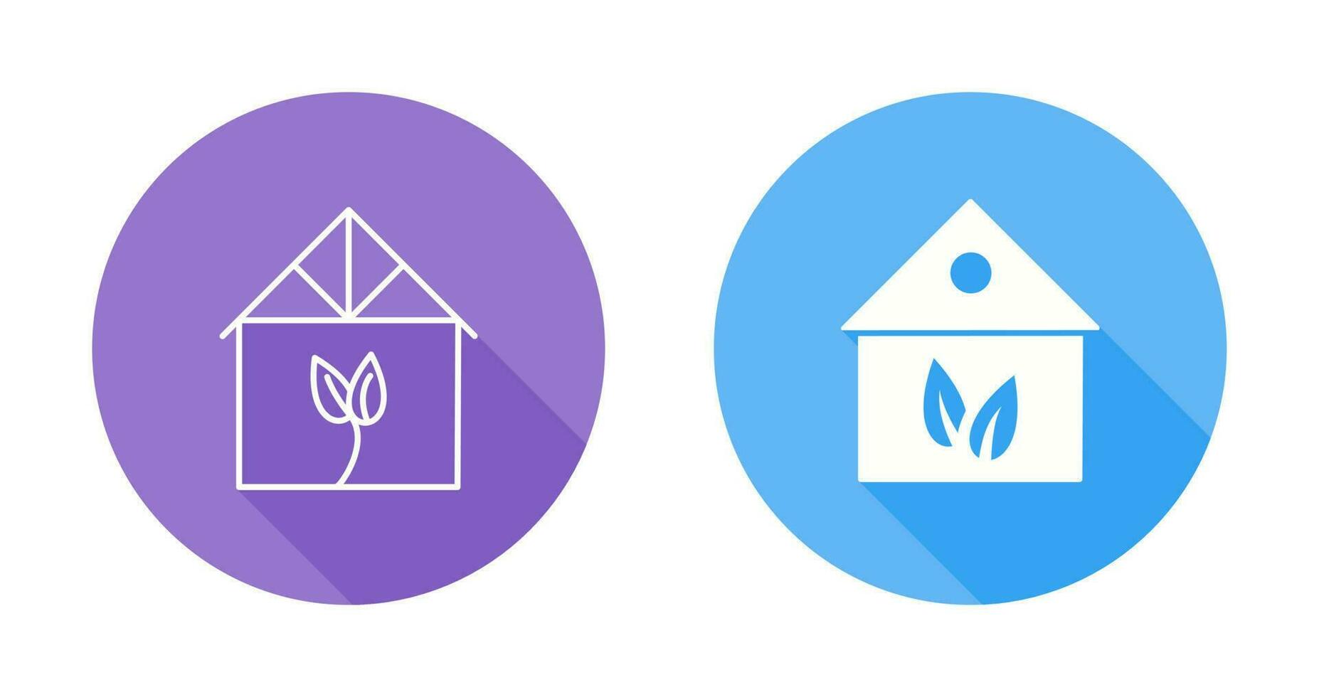 Green House Vector Icon