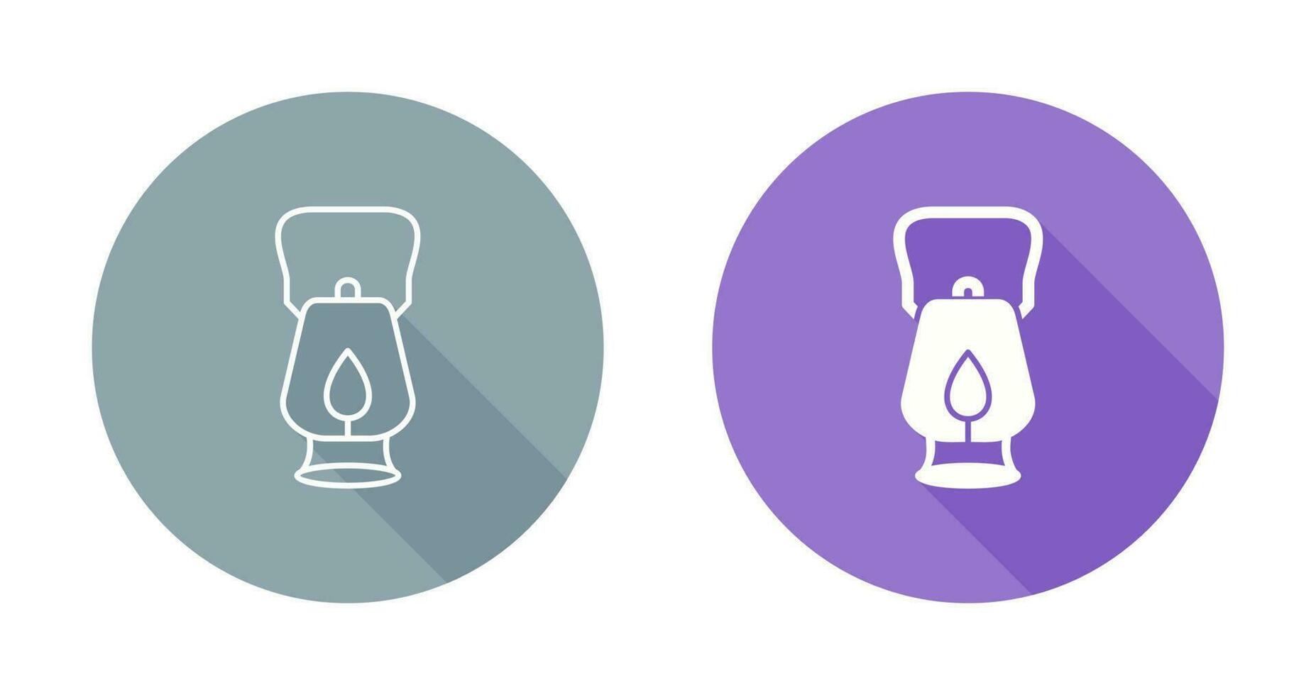 Oil Lamp Vector Icon