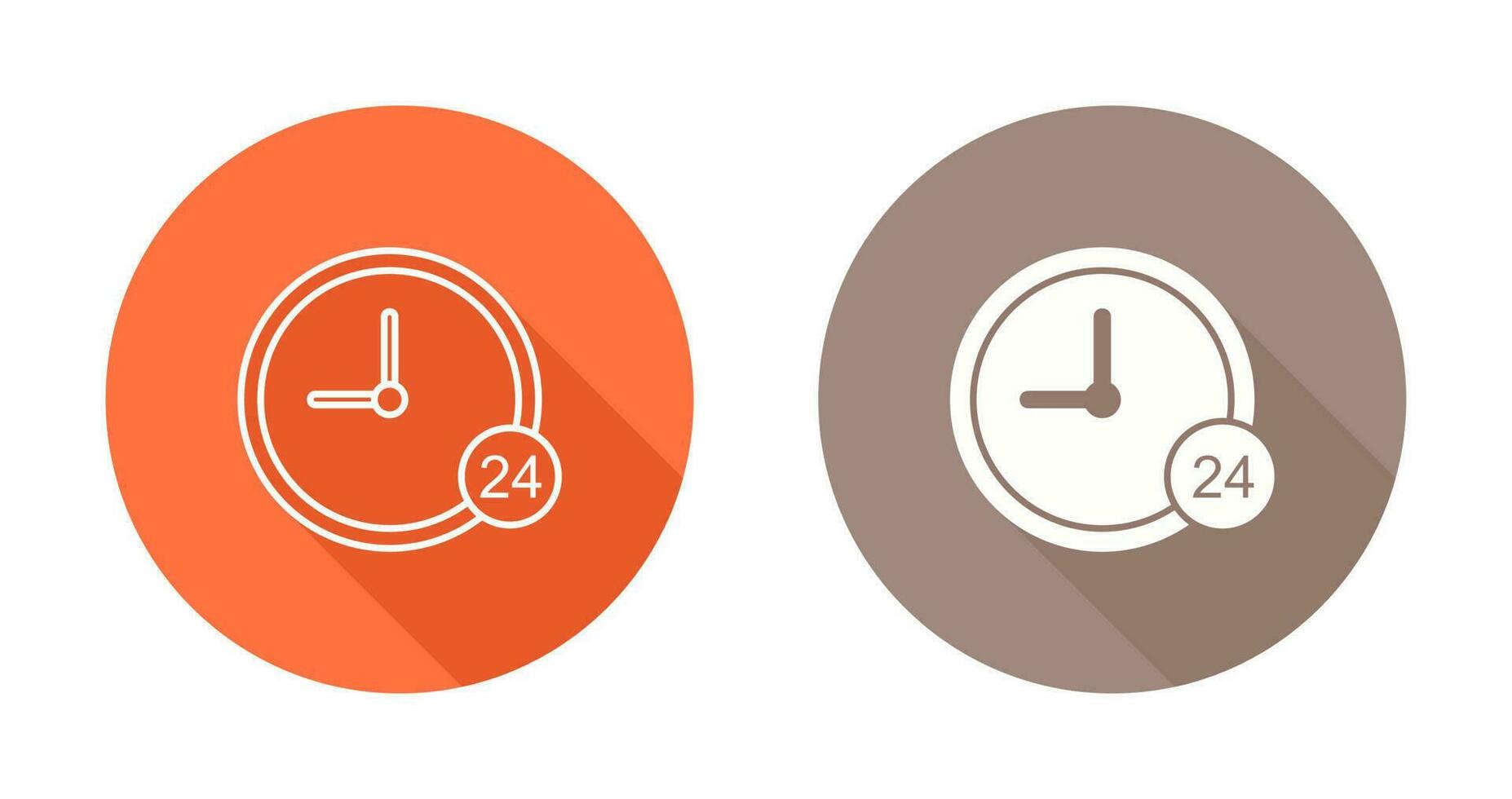 24 Hour Service Vector Icon