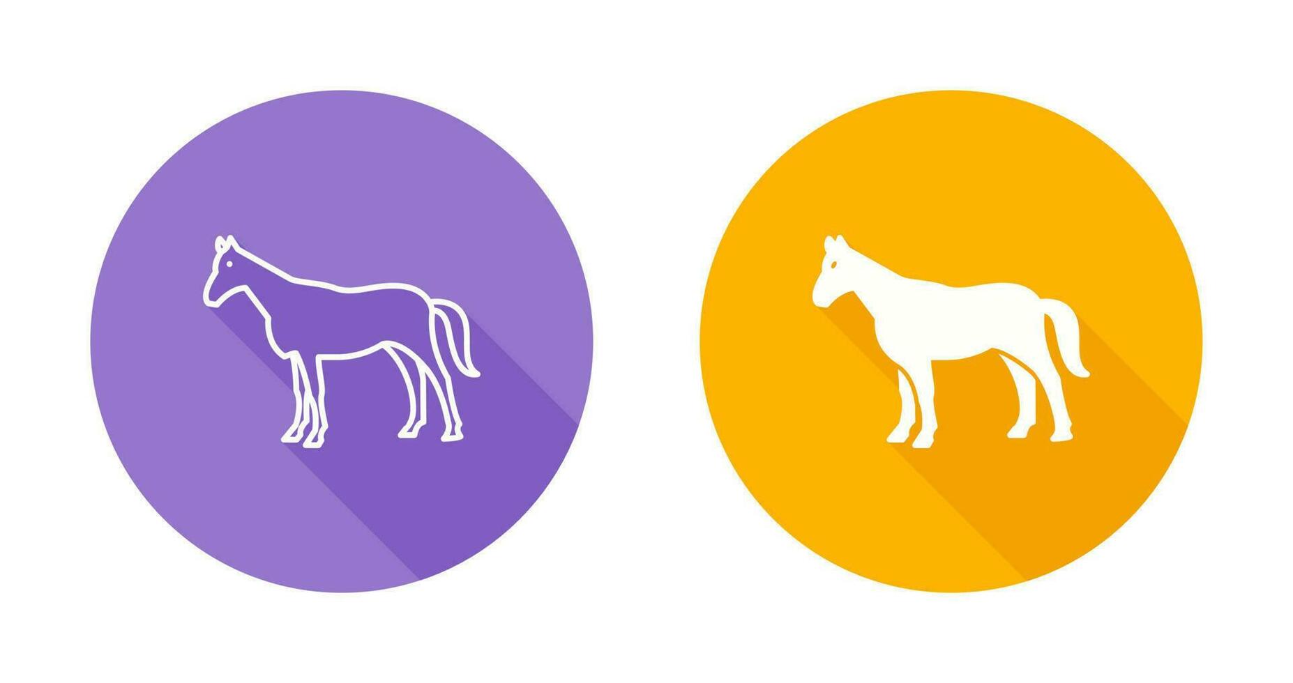 icono de vector de caballo