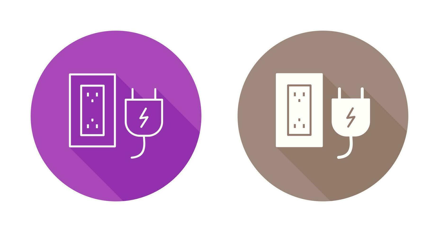 Plug and Socket Vector Icon